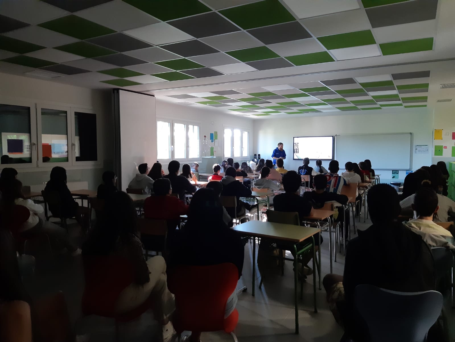Charla en el instituto El Cierzo de Ribaforada